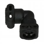 Fluid-aansluiting L-vorm 90&deg; 