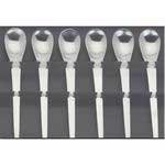 Koffielepel Cappuccino RVS (6 stuks)