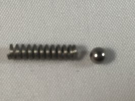 Veer en kogel (klein) voor het maalwerk