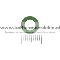 O-ring - groen - verbinding voor het melkreservoir