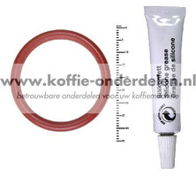 O-ring 0320-40 Siliconen voor zetgroep + Elbesil Siliconenvet in 6g Tube