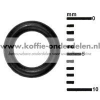 O-ring koffieuitloop zetgroep