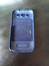 Qi cover voor Samsung Galaxy S3