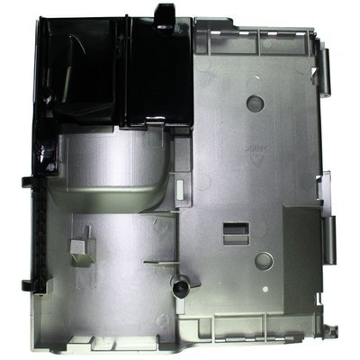 Deur compleet met koffie-uitloop Zilver voor DeLonghi Magnifica EAM4, ESAM4