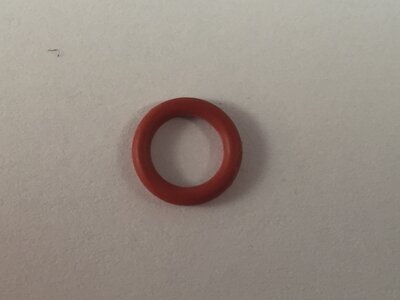 O-ring 6.65x1.78 rood/wit 
