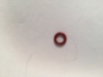 O-ring siliconen 3x1 - rood