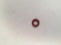 O-ring siliconen 3x1 - rood